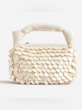 J. Crew Mother of Pearl Top Handle bag ISO